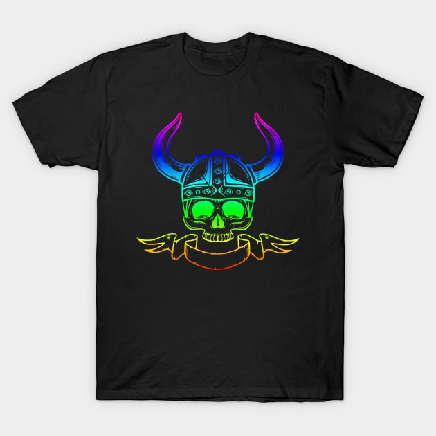 SKULL7 colour T-Shirt by equiliser